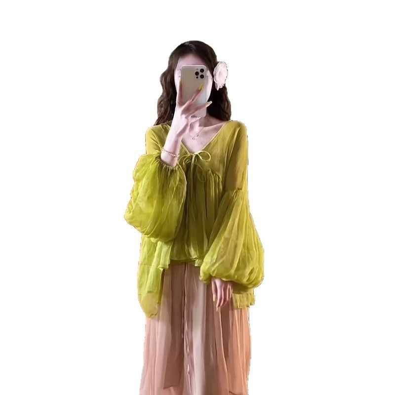 Beach Vacation Sun Protection Clothing Fairy Temperamental Baby Shirt Top